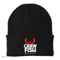 Craw Fish Season Mardi Gras Crawfish Boil Lobster Gift Beanie thumb 0