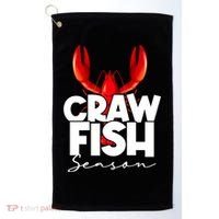 Craw Fish Season Mardi Gras Crawfish Boil Lobster Gift Golf Towel thumb 0