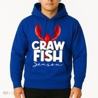Craw Fish Season Mardi Gras Crawfish Boil Lobster Gift Hoodie thumb 2