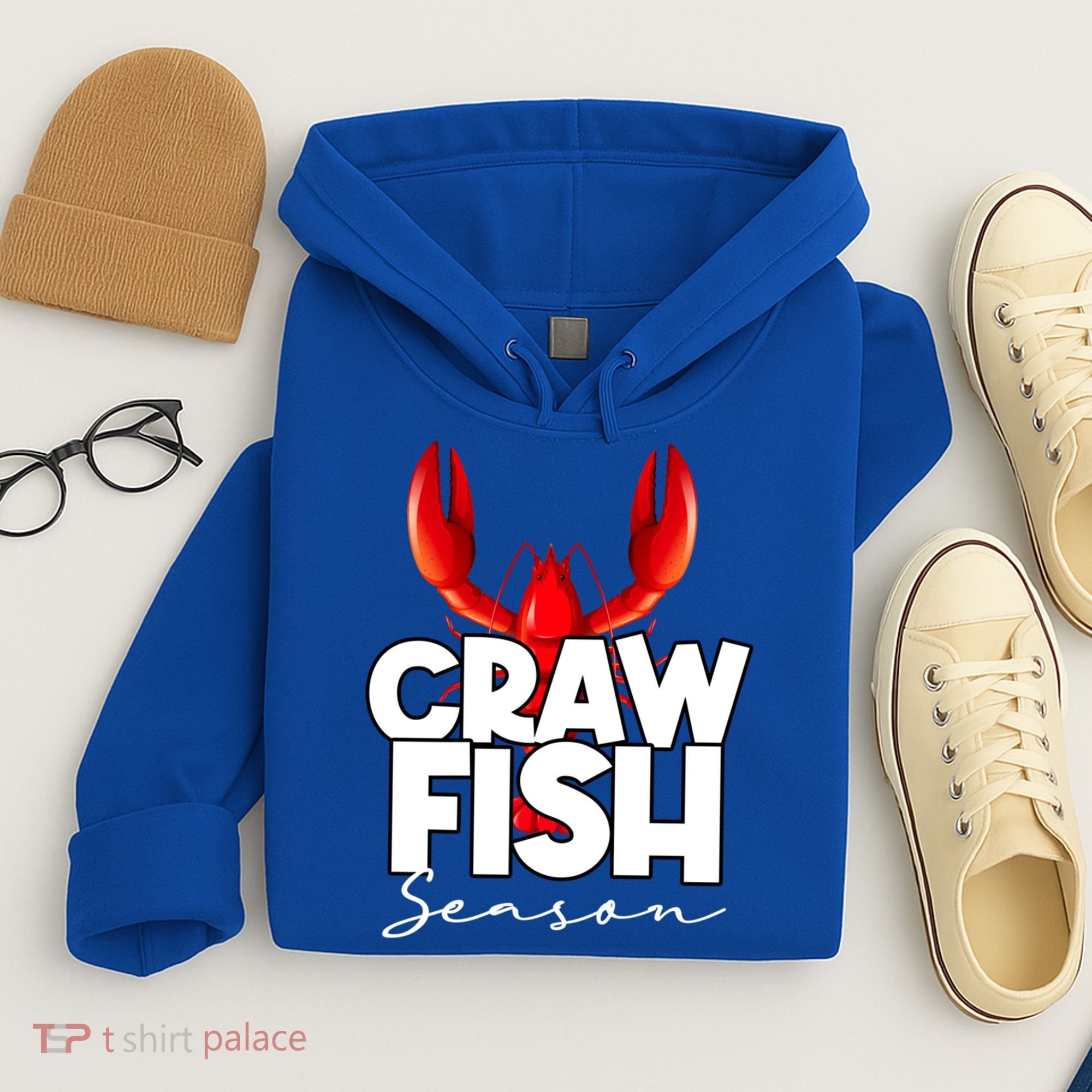 Craw Fish Season Mardi Gras Crawfish Boil Lobster Gift Hoodie