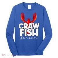 Craw Fish Season Mardi Gras Crawfish Boil Lobster Gift Long Sleeve Shirt thumb 0