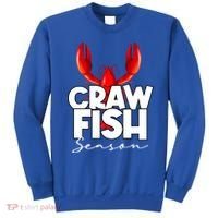 Craw Fish Season Mardi Gras Crawfish Boil Lobster Gift Sweatshirt thumb 0