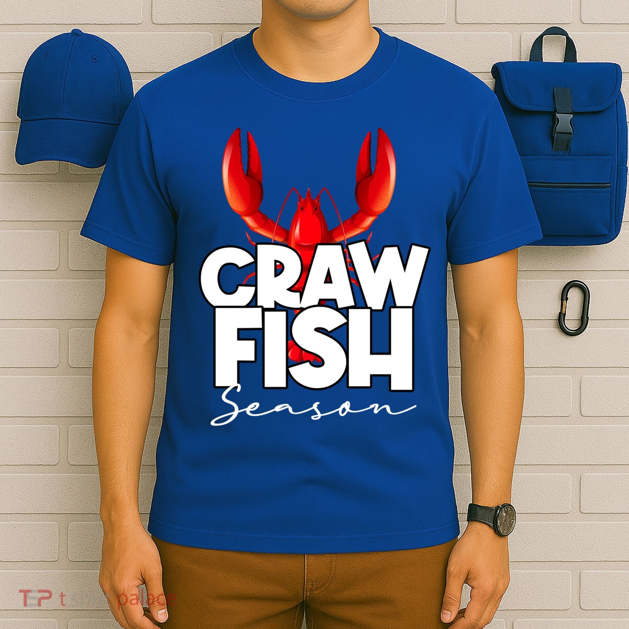 Craw Fish Season Mardi Gras Crawfish Boil Lobster Gift T-Shirt