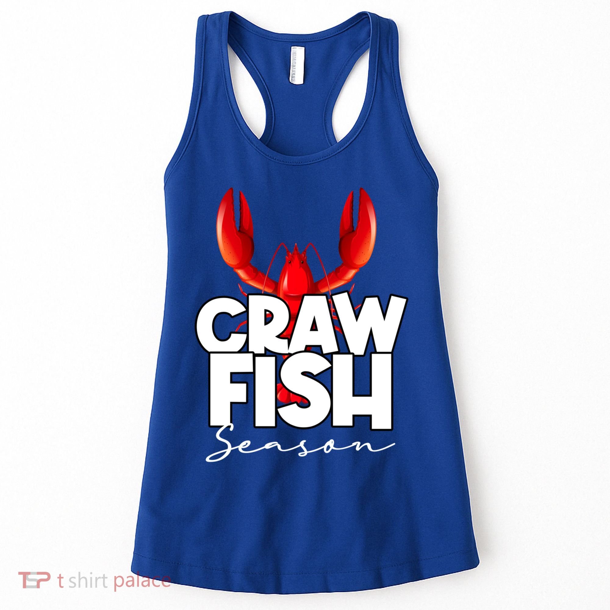 Craw Fish Season Mardi Gras Crawfish Boil Lobster Gift Women's Tank Top