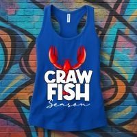 Craw Fish Season Mardi Gras Crawfish Boil Lobster Gift Women's Tank Top thumb 3