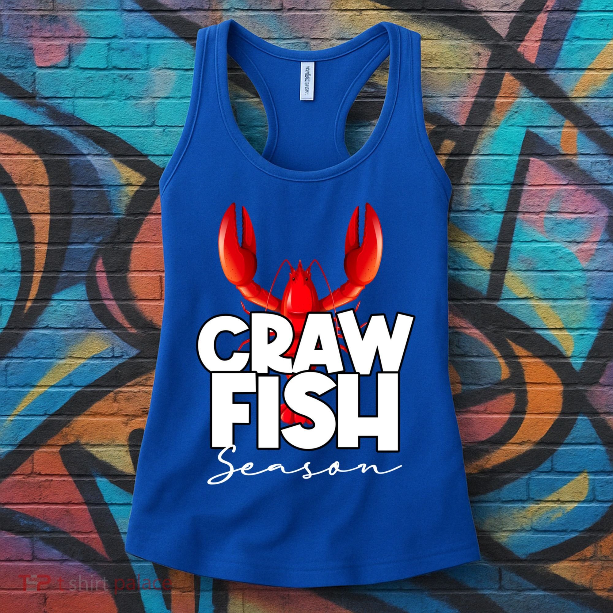 Craw Fish Season Mardi Gras Crawfish Boil Lobster Gift Women's Tank Top