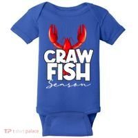 Craw Fish Season Mardi Gras Crawfish Boil Lobster Gift Baby Bodysuit thumb 0