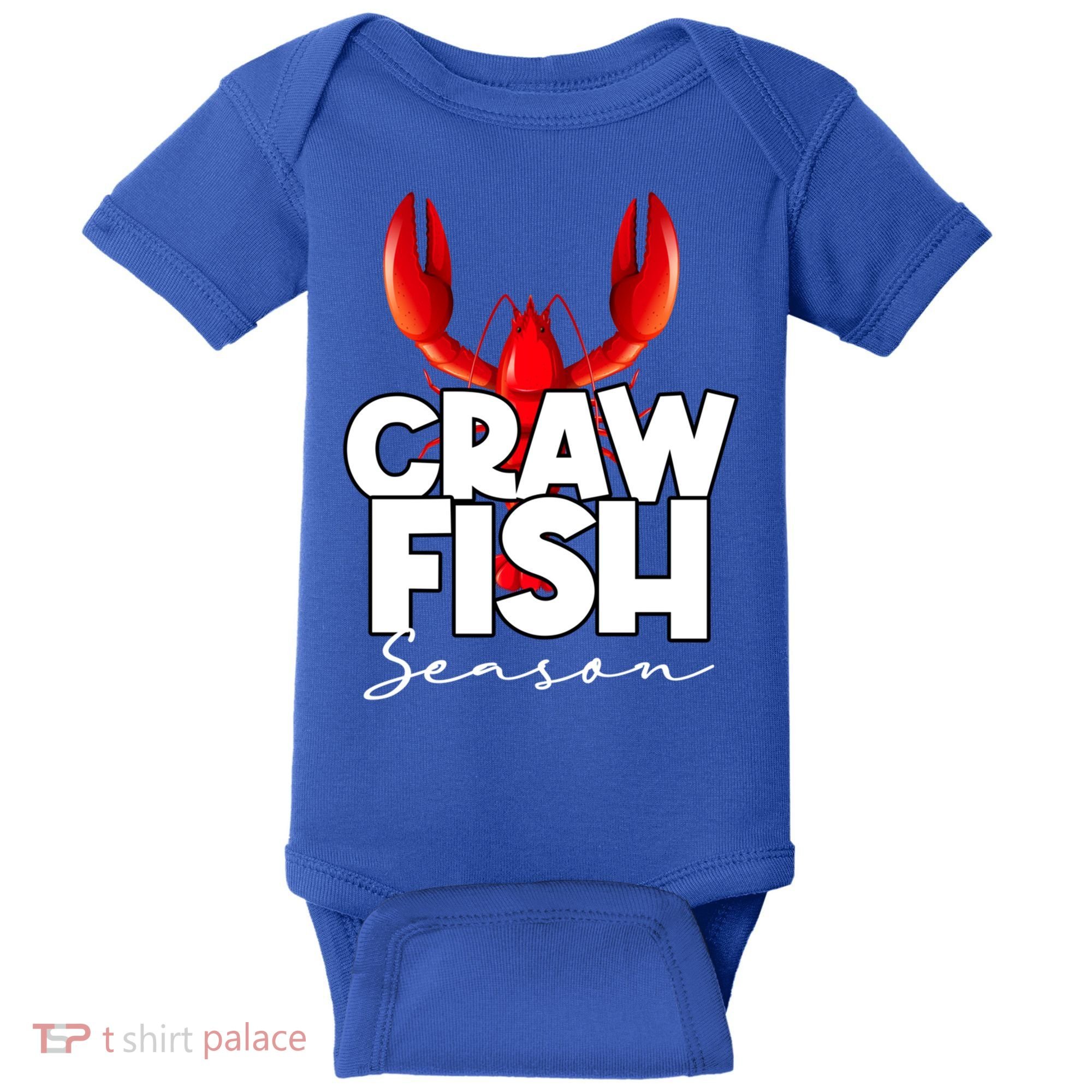 Craw Fish Season Mardi Gras Crawfish Boil Lobster Gift Baby Bodysuit