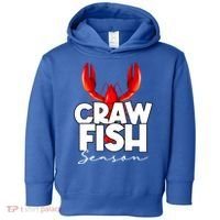 Craw Fish Season Mardi Gras Crawfish Boil Lobster Gift Toddler Hoodie thumb 0
