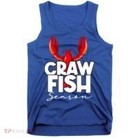 Craw Fish Season Mardi Gras Crawfish Boil Lobster Gift Tank Top thumb 0