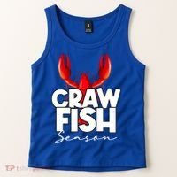 Craw Fish Season Mardi Gras Crawfish Boil Lobster Gift Tank Top thumb 2