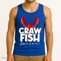 Craw Fish Season Mardi Gras Crawfish Boil Lobster Gift Tank Top thumb 3