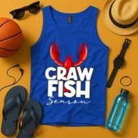 Craw Fish Season Mardi Gras Crawfish Boil Lobster Gift Tank Top thumb 4