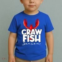 Craw Fish Season Mardi Gras Crawfish Boil Lobster Gift Toddler T-Shirt thumb 2