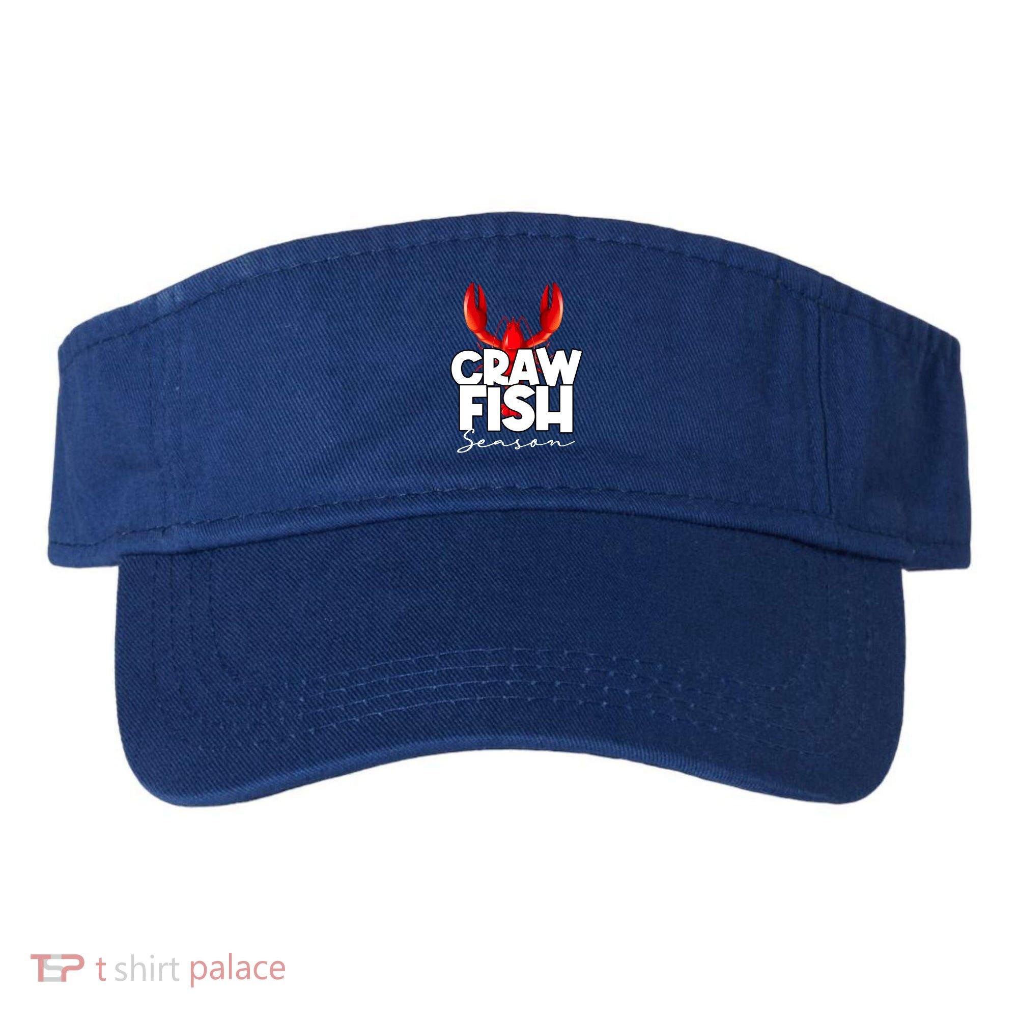 Craw Fish Season Mardi Gras Crawfish Boil Lobster Gift Visor