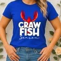 Craw Fish Season Mardi Gras Crawfish Boil Lobster Gift Women's T-Shirt thumb 2