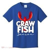 Craw Fish Season Mardi Gras Crawfish Boil Lobster Gift Kids T-Shirt thumb 0