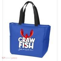 Craw Fish Season Mardi Gras Crawfish Boil Lobster Gift Tote Bag thumb 3
