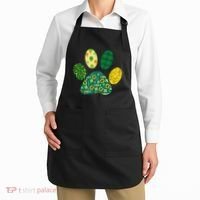 Cute Funny St Patrick's Day Patterns Pet Animal Paw Apron thumb 2