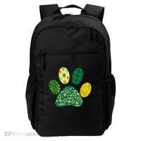 Cute Funny St Patrick's Day Patterns Pet Animal Paw Backpack thumb 0