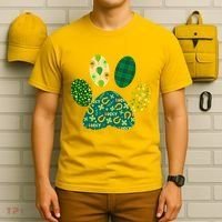 Cute Funny St Patrick's Day Patterns Pet Animal Paw T-Shirt thumb 6