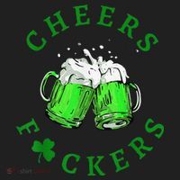 Cheers Fuckers St Patricks Day Beer Drinking Beanie thumb 2
