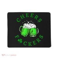 Cheers Fuckers St Patricks Day Beer Drinking Mousepad thumb 0