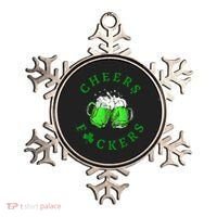 Cheers Fuckers St Patricks Day Beer Drinking Ornament thumb 0