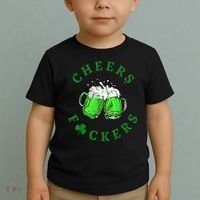 Cheers Fuckers St Patricks Day Beer Drinking Toddler T-Shirt thumb 2