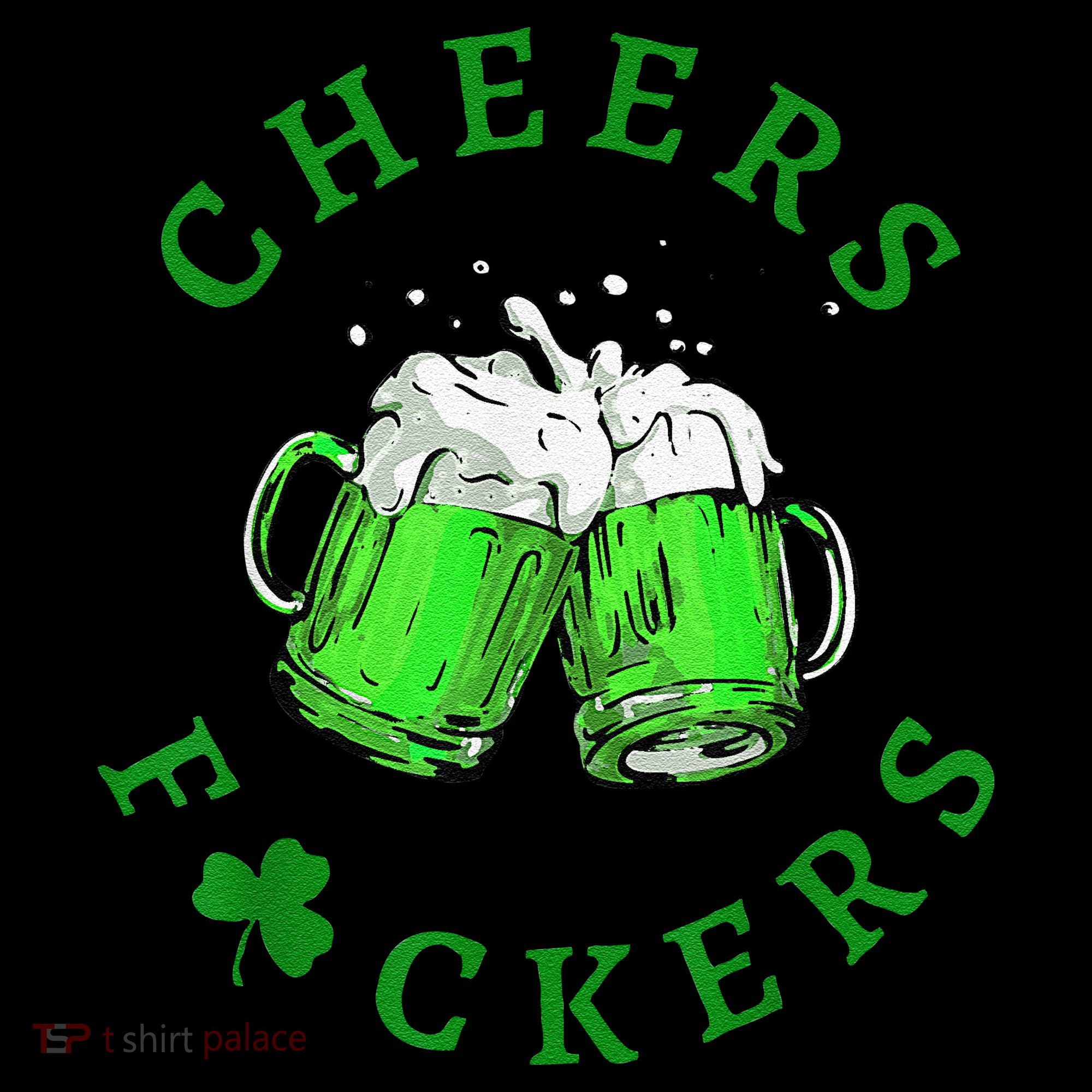 Cheers Fuckers St Patricks Day Beer Drinking Visor