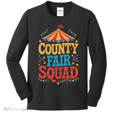 County Fair Squad Kids Long Sleeve Shirt