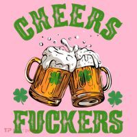 Cheers Fuckers St Patrick's Day Beers Festive Coaster thumb 2