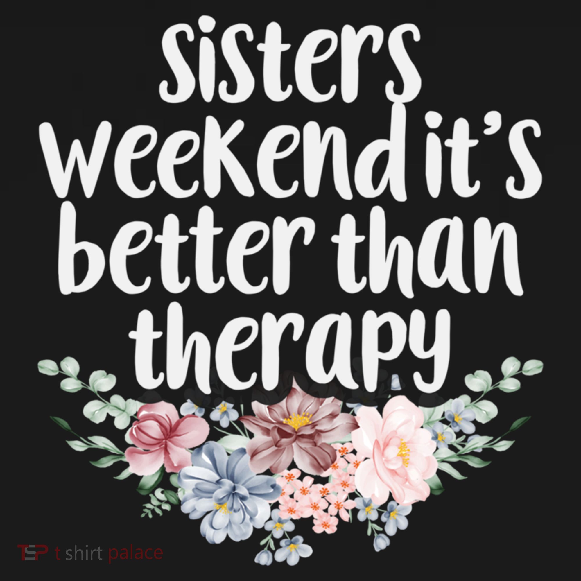 Cute Floral Sisters Weekend It's Better Than Therapy Travel Great Gift Ornament