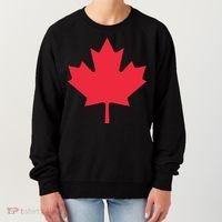 Canadian Flag Shirts Red Maple Leaf Canada Day Women's Sweatshirt thumb 0