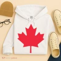Canadian Flag Shirts Red Maple Leaf Canada Day Hoodie thumb 4