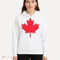 Canadian Flag Shirts Red Maple Leaf Canada Day Hoodie thumb 5