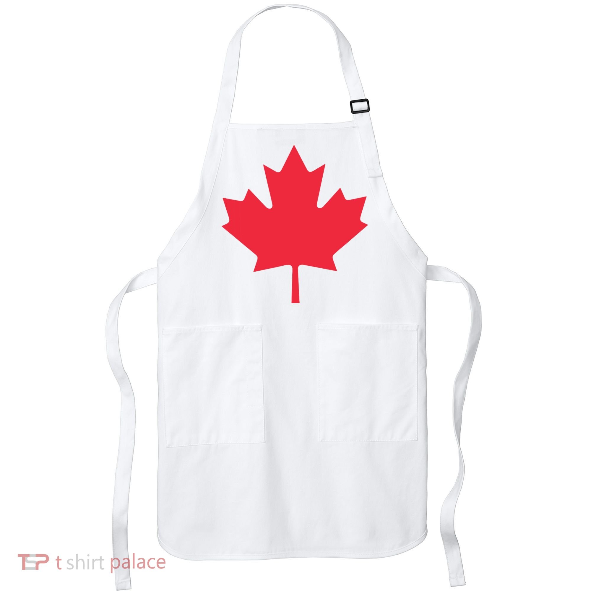 Canadian Flag Shirts Red Maple Leaf Canada Day Apron