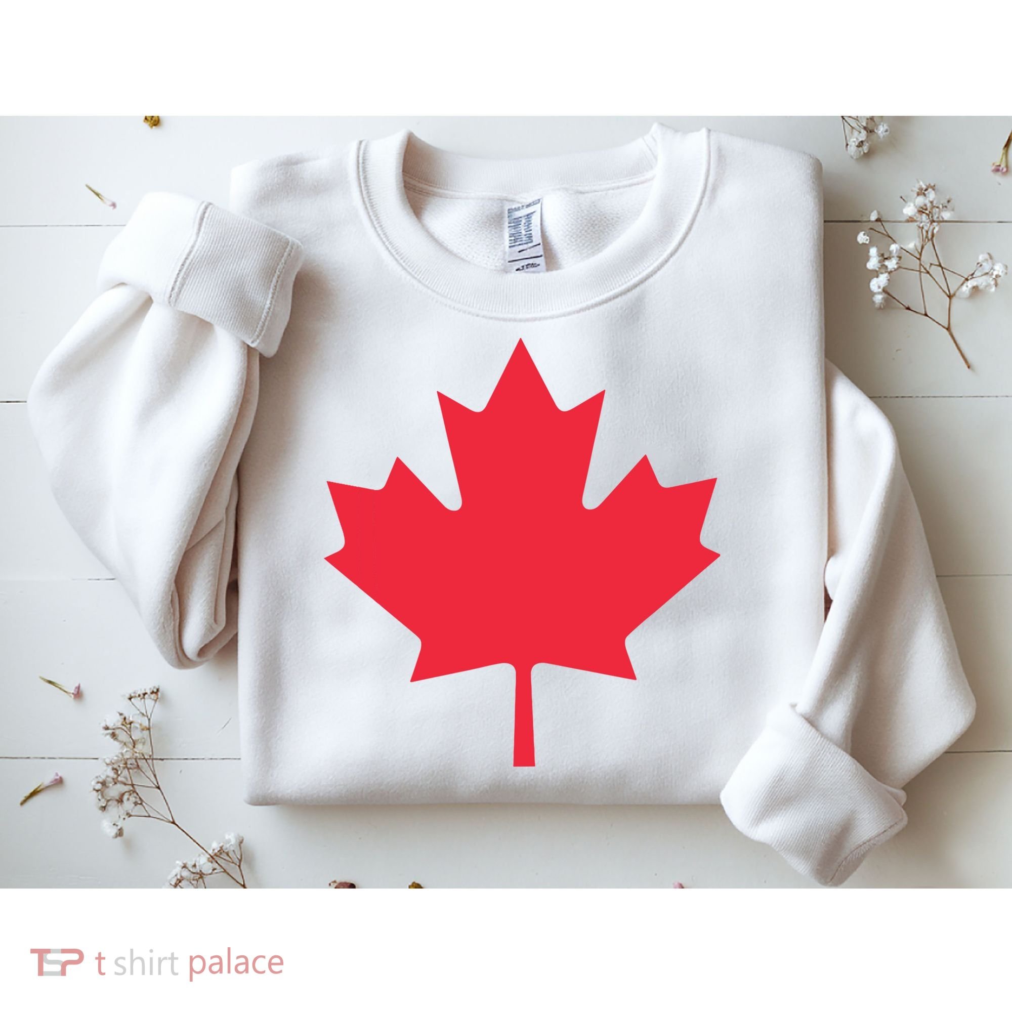 Canadian Flag Shirts Red Maple Leaf Canada Day Sweatshirt
