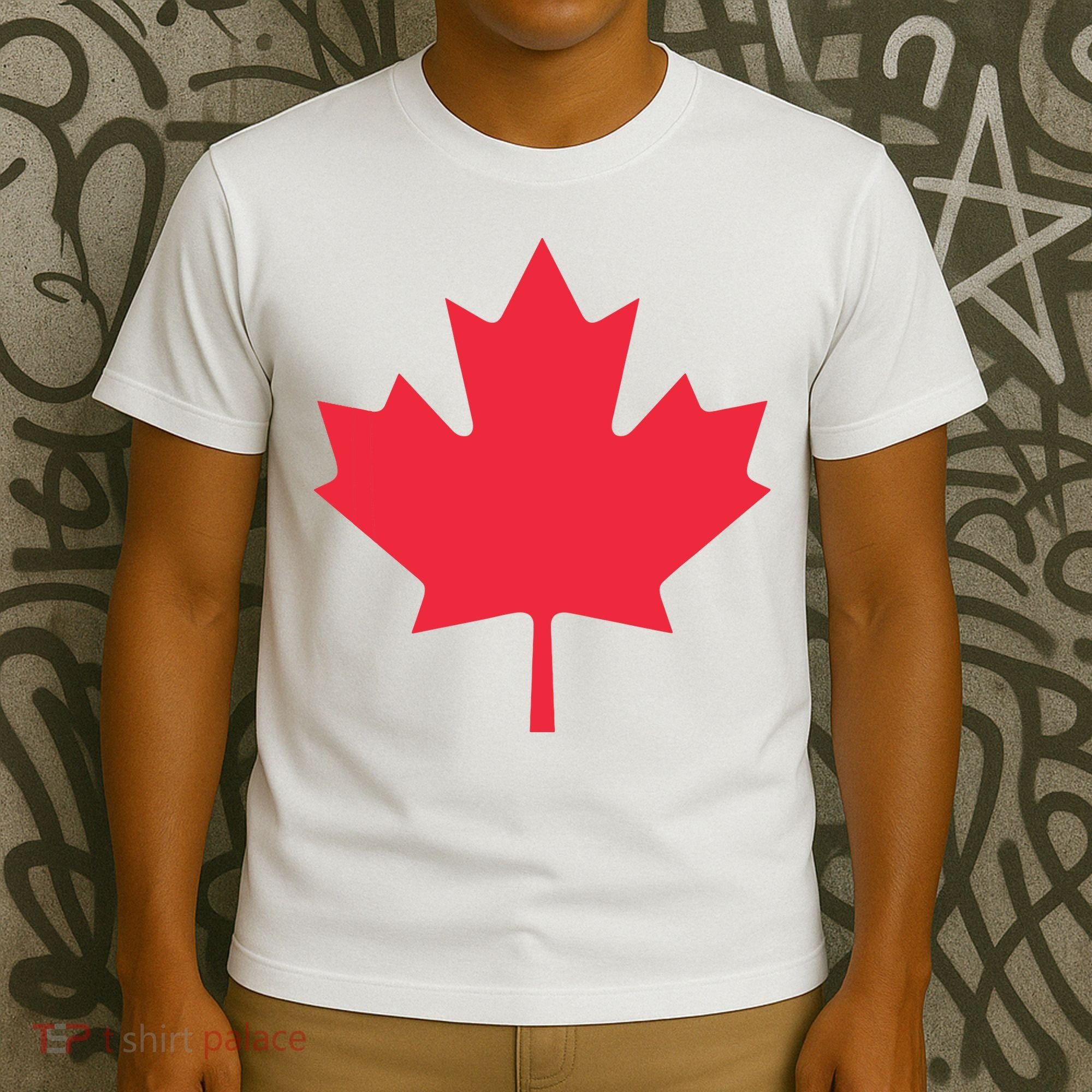 Canadian Flag Shirts Red Maple Leaf Canada Day T-Shirt