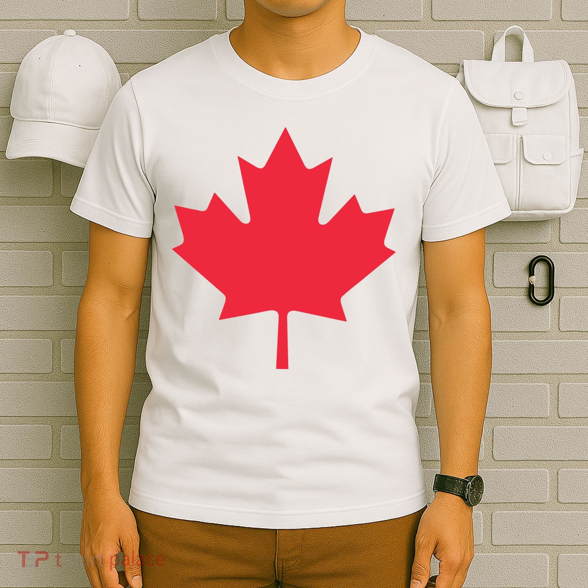 Canadian Flag Shirts Red Maple Leaf Canada Day T-Shirt