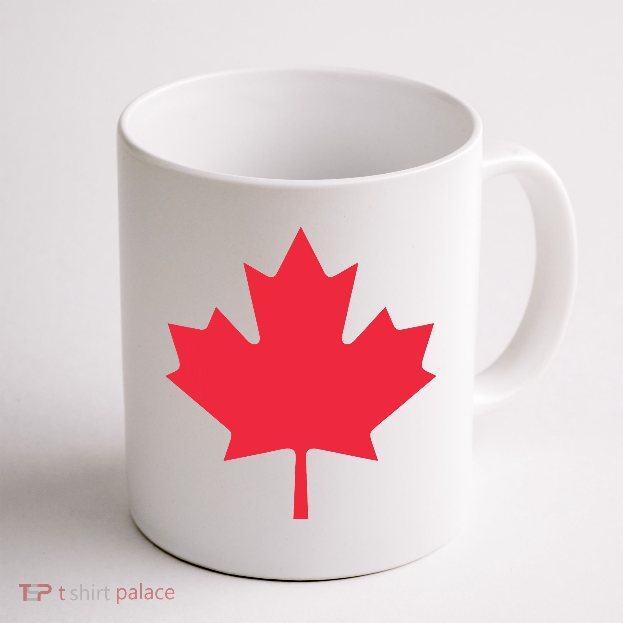 Canadian Flag Shirts Red Maple Leaf Canada Day Coffee Mug