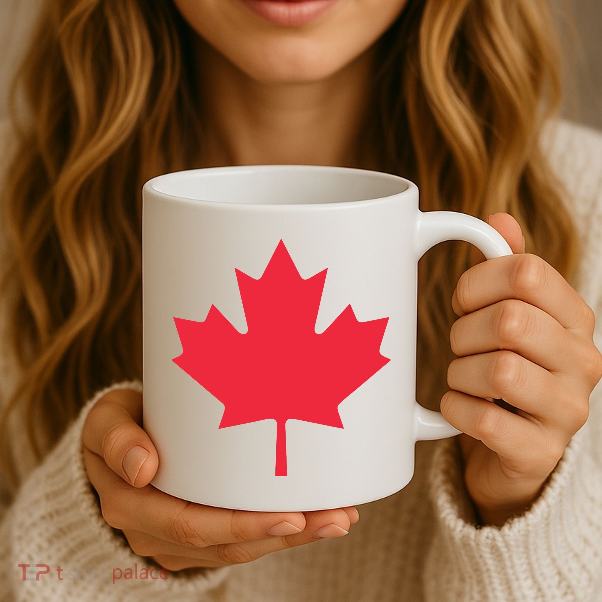 Canadian Flag Shirts Red Maple Leaf Canada Day Coffee Mug