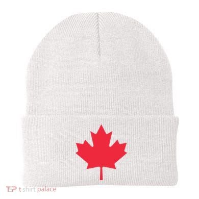 Canadian Flag Shirts Red Maple Leaf Canada Day Beanie