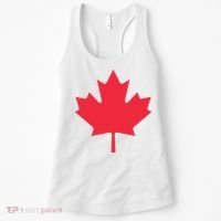 Canadian Flag Shirts Red Maple Leaf Canada Day Women's Tank Top thumb 0