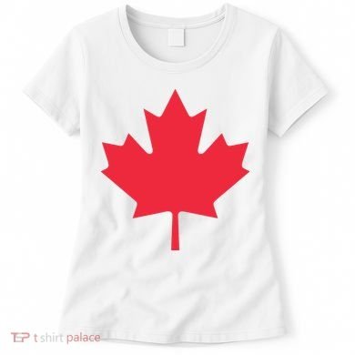 Canadian Flag Shirts Red Maple Leaf Canada Day Women's T-Shirt