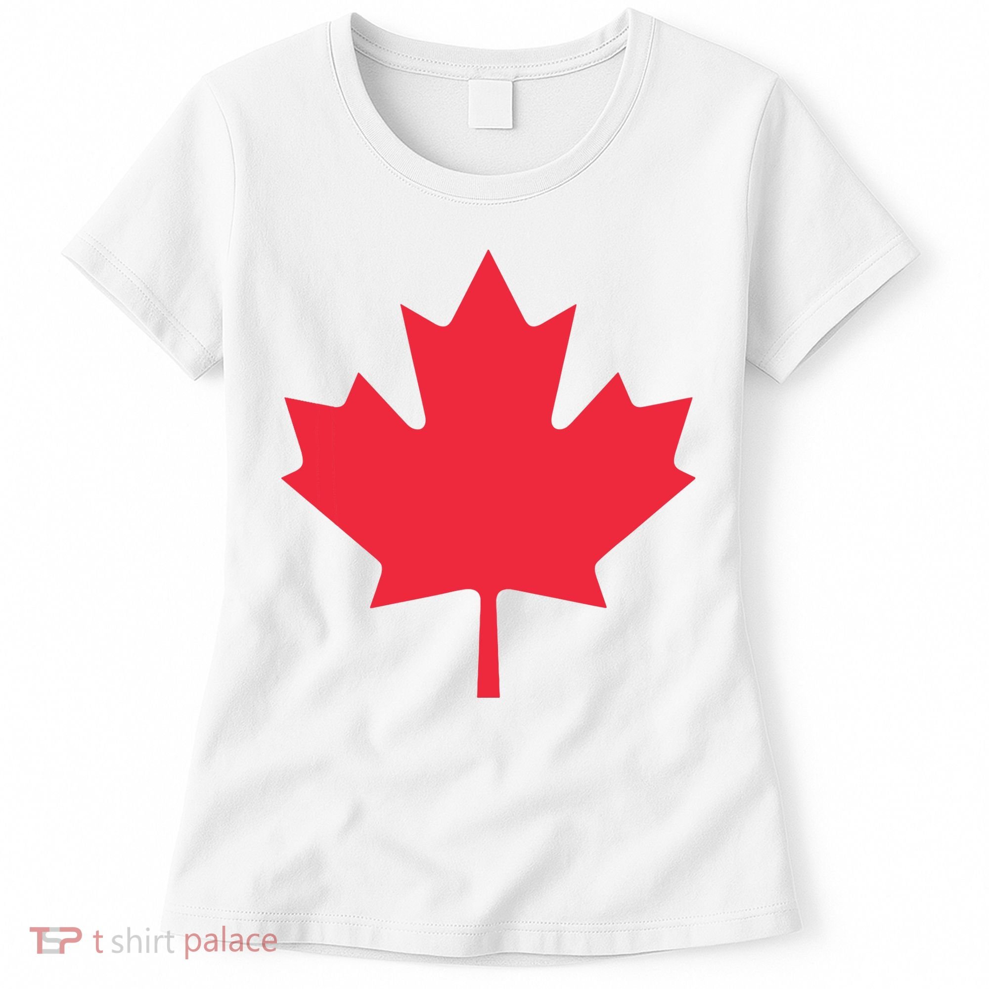 Canadian Flag Shirts Red Maple Leaf Canada Day Women's T-Shirt