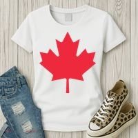 Canadian Flag Shirts Red Maple Leaf Canada Day Women's T-Shirt thumb 3