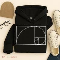 Cool Fibonacci Spiral Trendy Math Lover Science Hoodie thumb 4