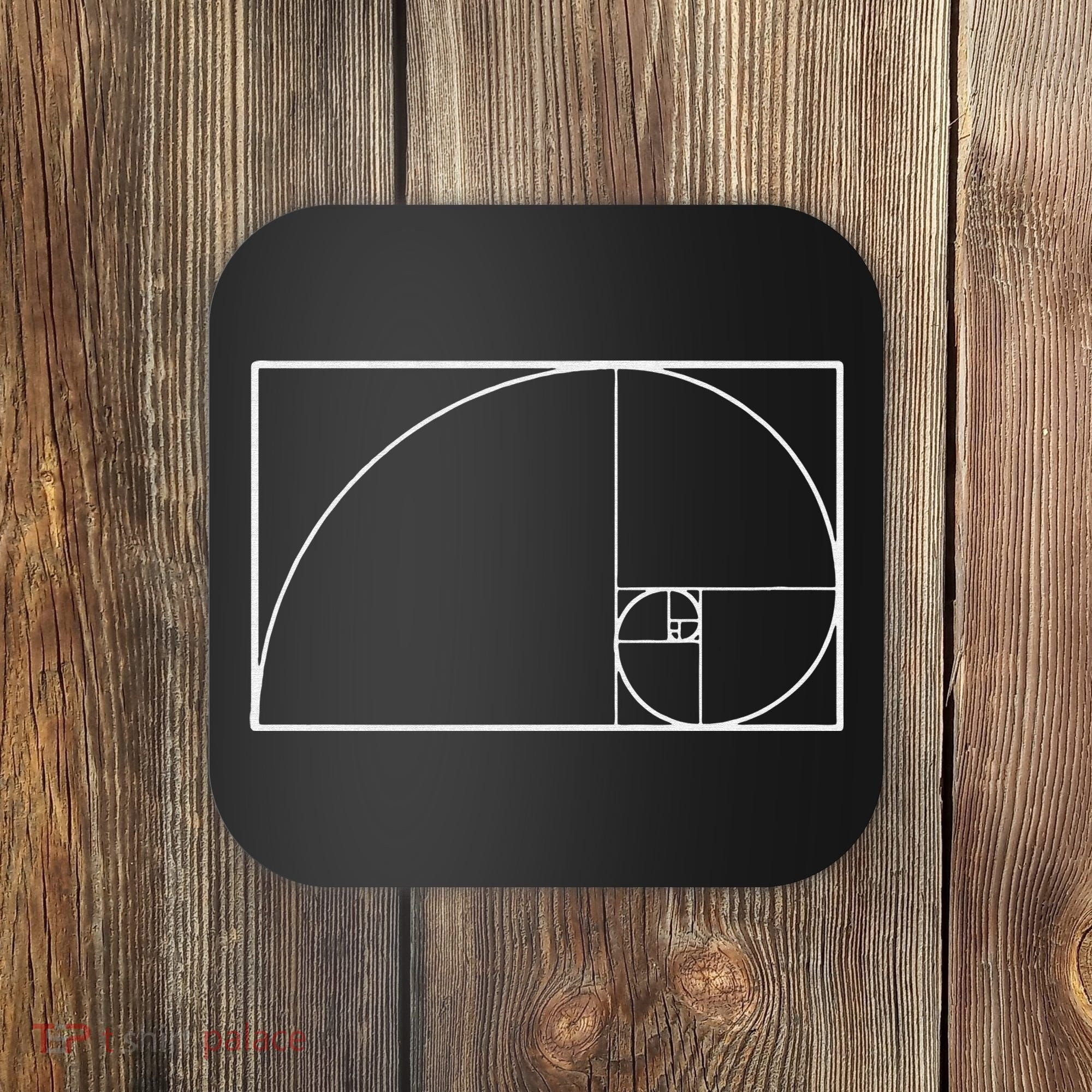 Cool Fibonacci Spiral Trendy Math Lover Science Coaster