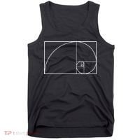 Cool Fibonacci Spiral Trendy Math Lover Science Tank Top thumb 0